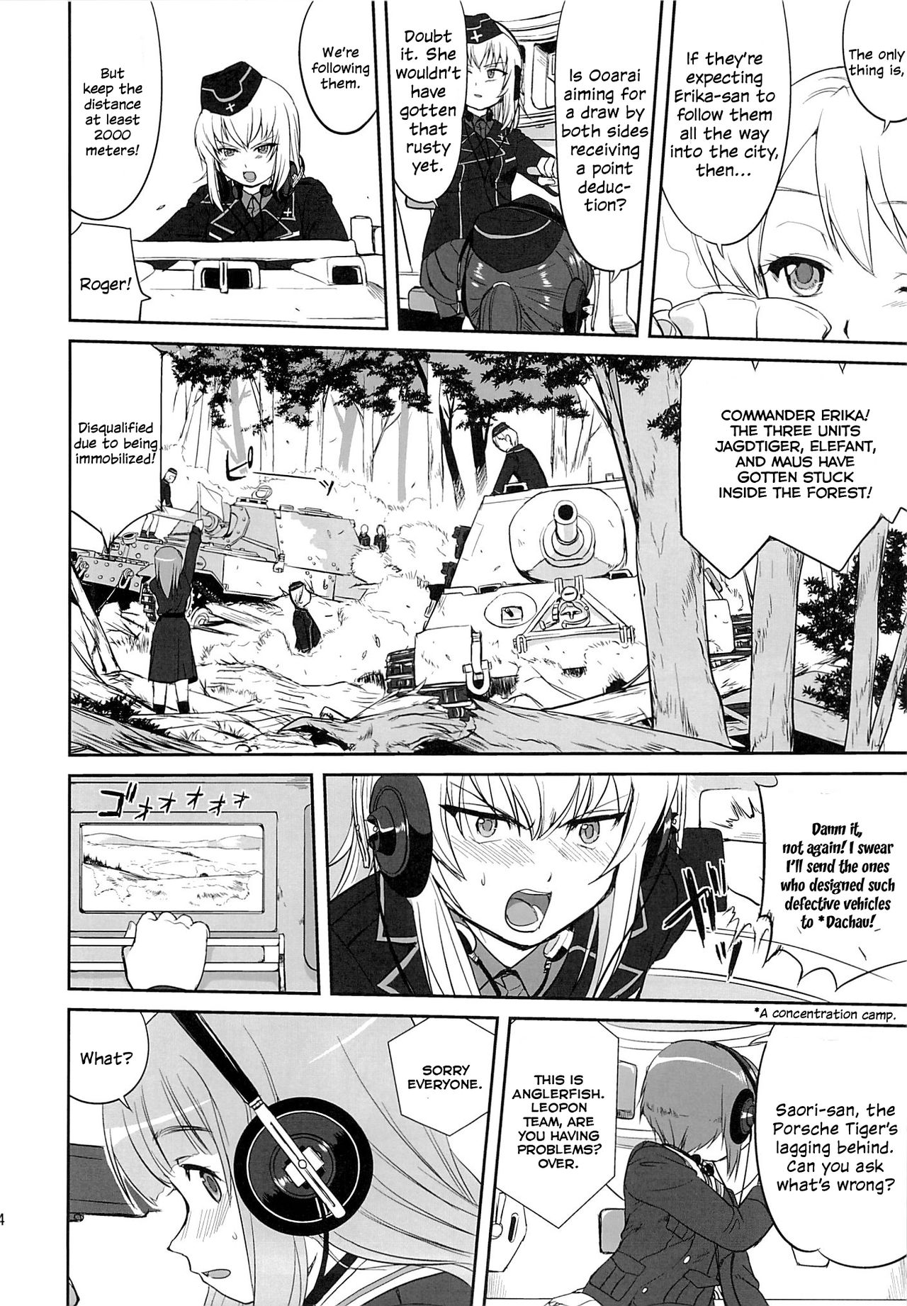 (C86) [蛸壷屋 (TK)] ゆきゆきて戦車道 黒森峰の戦い (ガールズ&パンツァー) [英訳]