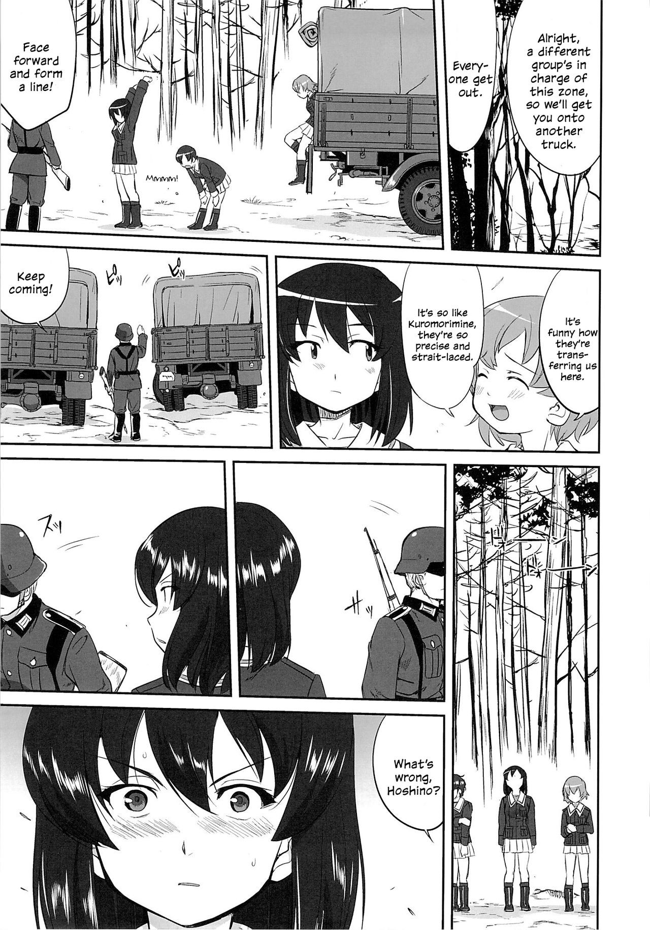 (C86) [蛸壷屋 (TK)] ゆきゆきて戦車道 黒森峰の戦い (ガールズ&パンツァー) [英訳]
