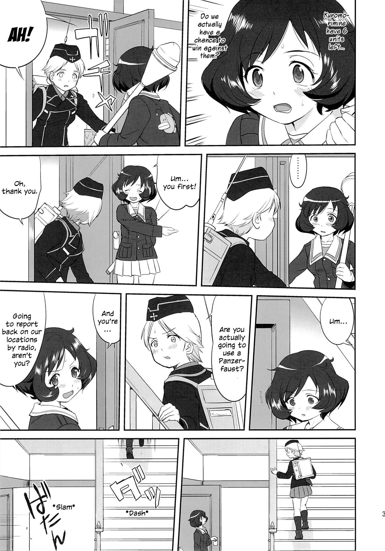 (C86) [蛸壷屋 (TK)] ゆきゆきて戦車道 黒森峰の戦い (ガールズ&パンツァー) [英訳]