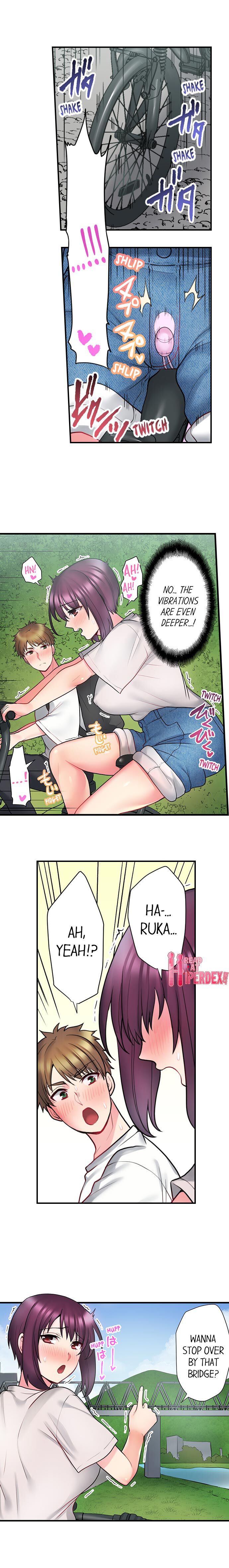 自転車配達員（※ローター装着中）、我慢できず外でイッちゃいました…