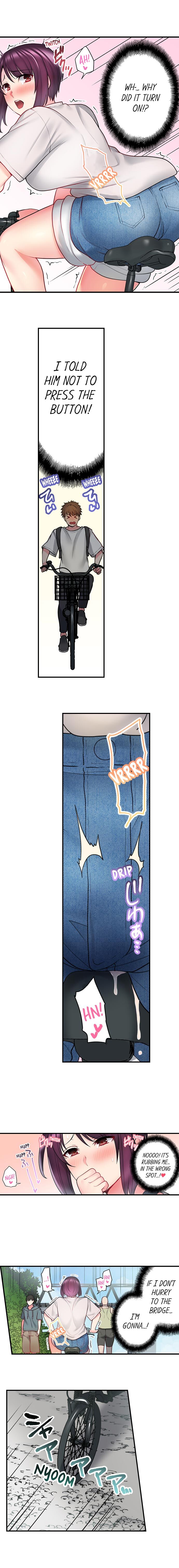 自転車配達員（※ローター装着中）、我慢できず外でイッちゃいました…