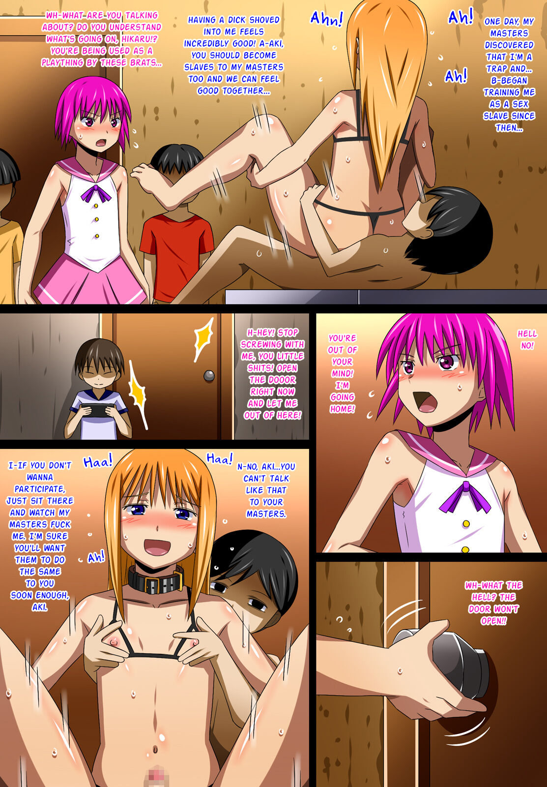 [裏世界2 (SPEC)] すーぱー変態コミック ショタに飼われる男の娘 [英訳]