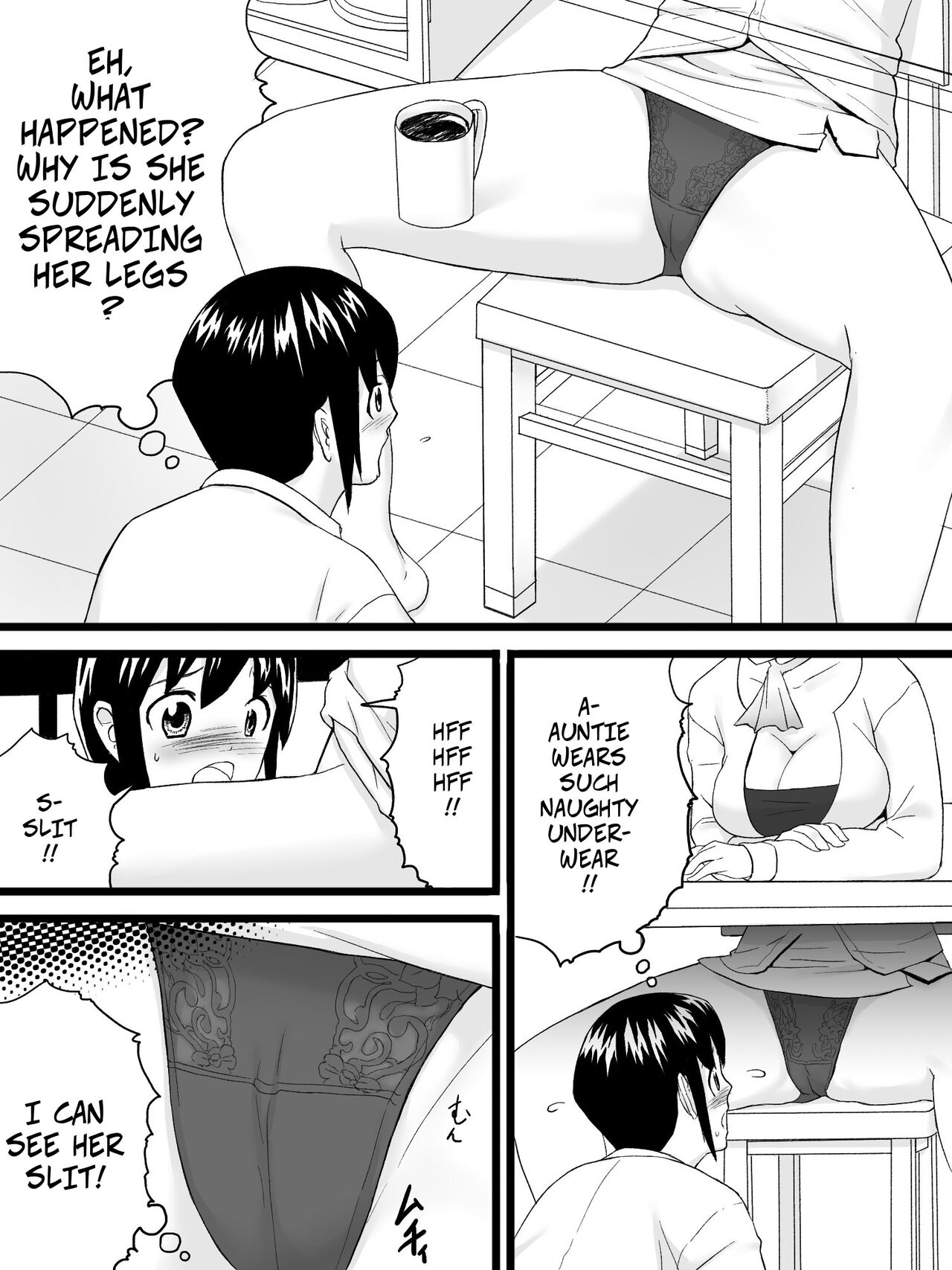 [三杯酢] おばさんは家庭教師 [英訳]