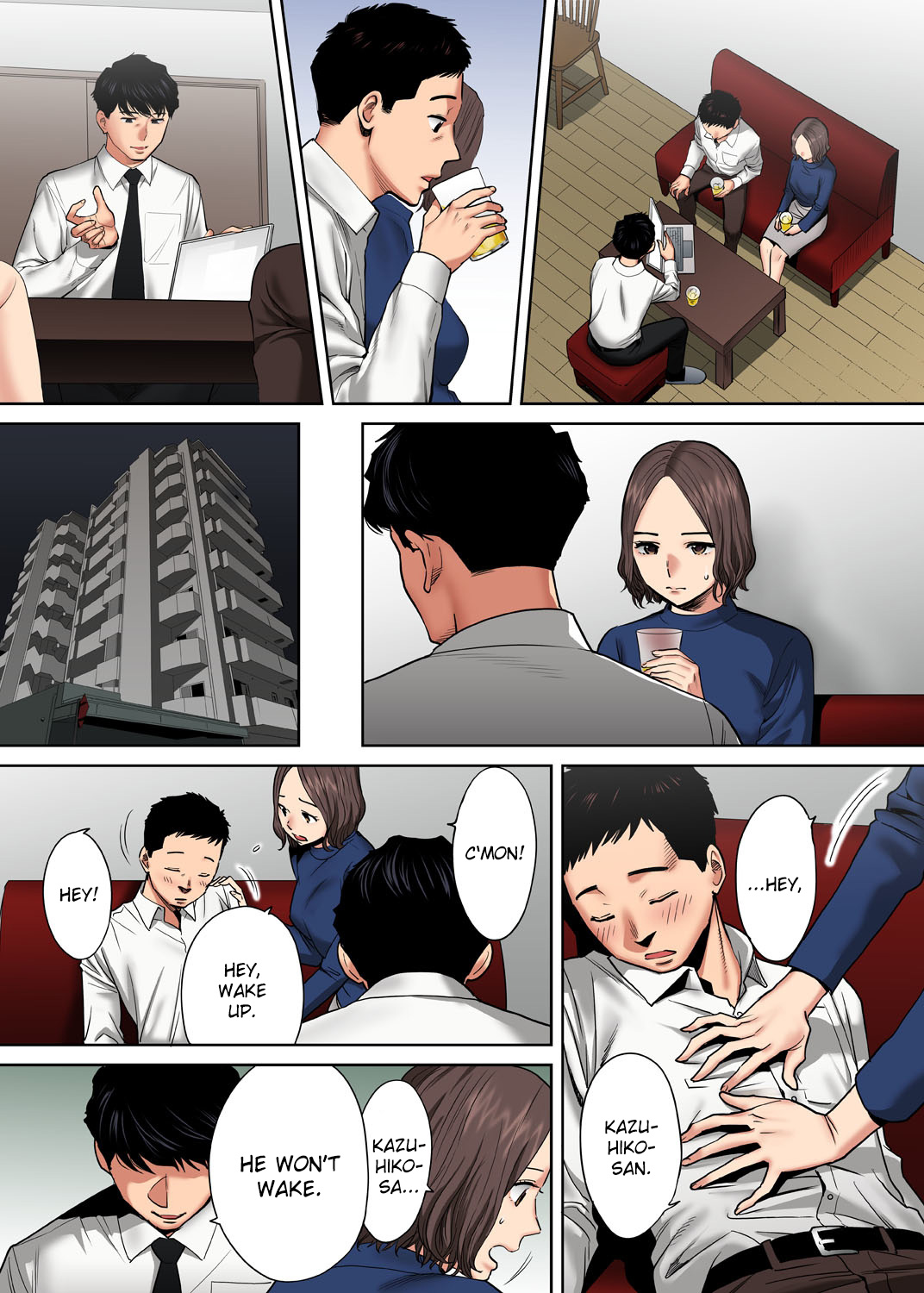 [桂あいり] 「夫の部下にイかされちゃう…」抗えず感じてしまう不倫妻【フルカラー版】1-11 [英訳]