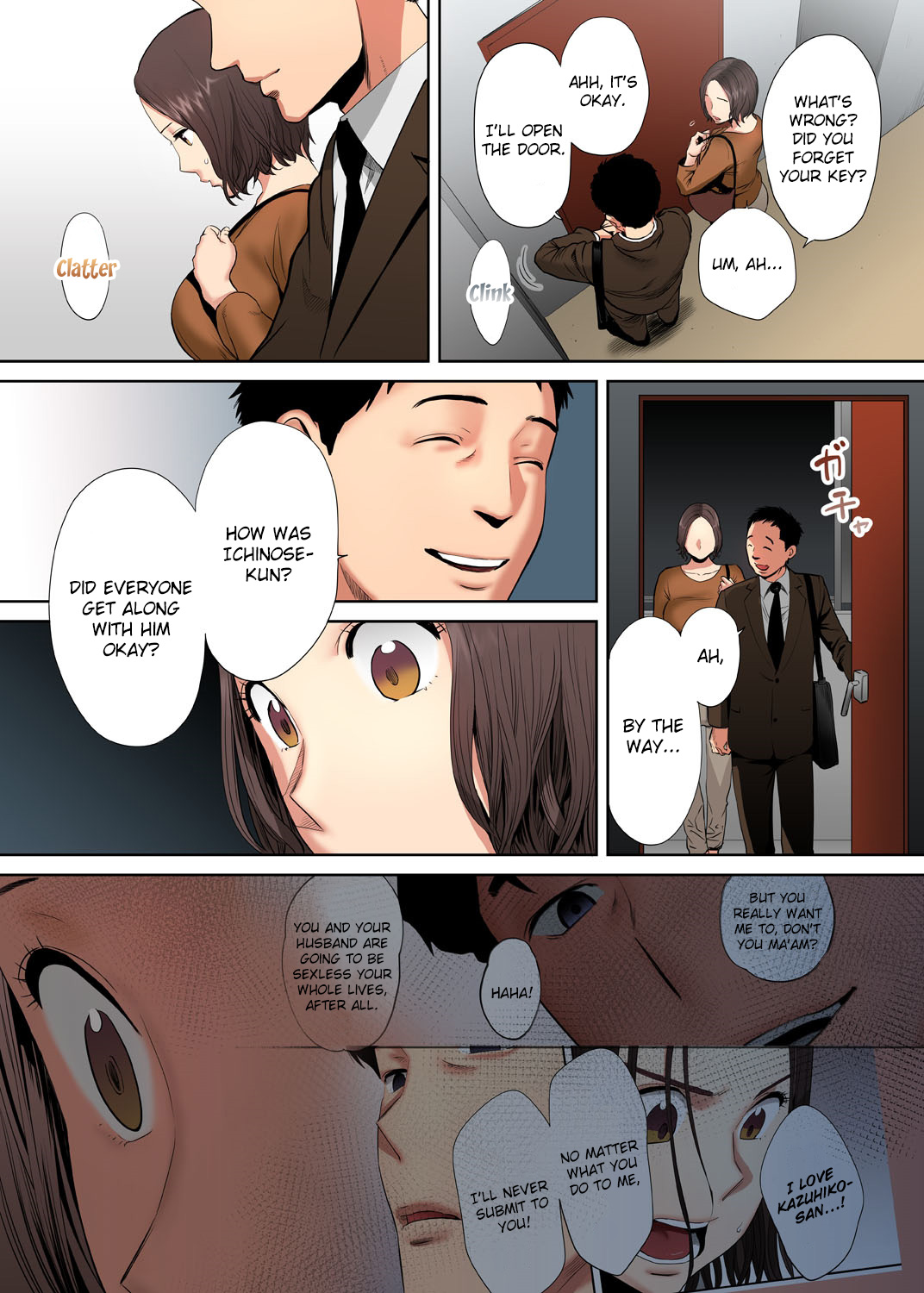 [桂あいり] 「夫の部下にイかされちゃう…」抗えず感じてしまう不倫妻【フルカラー版】1-11 [英訳]