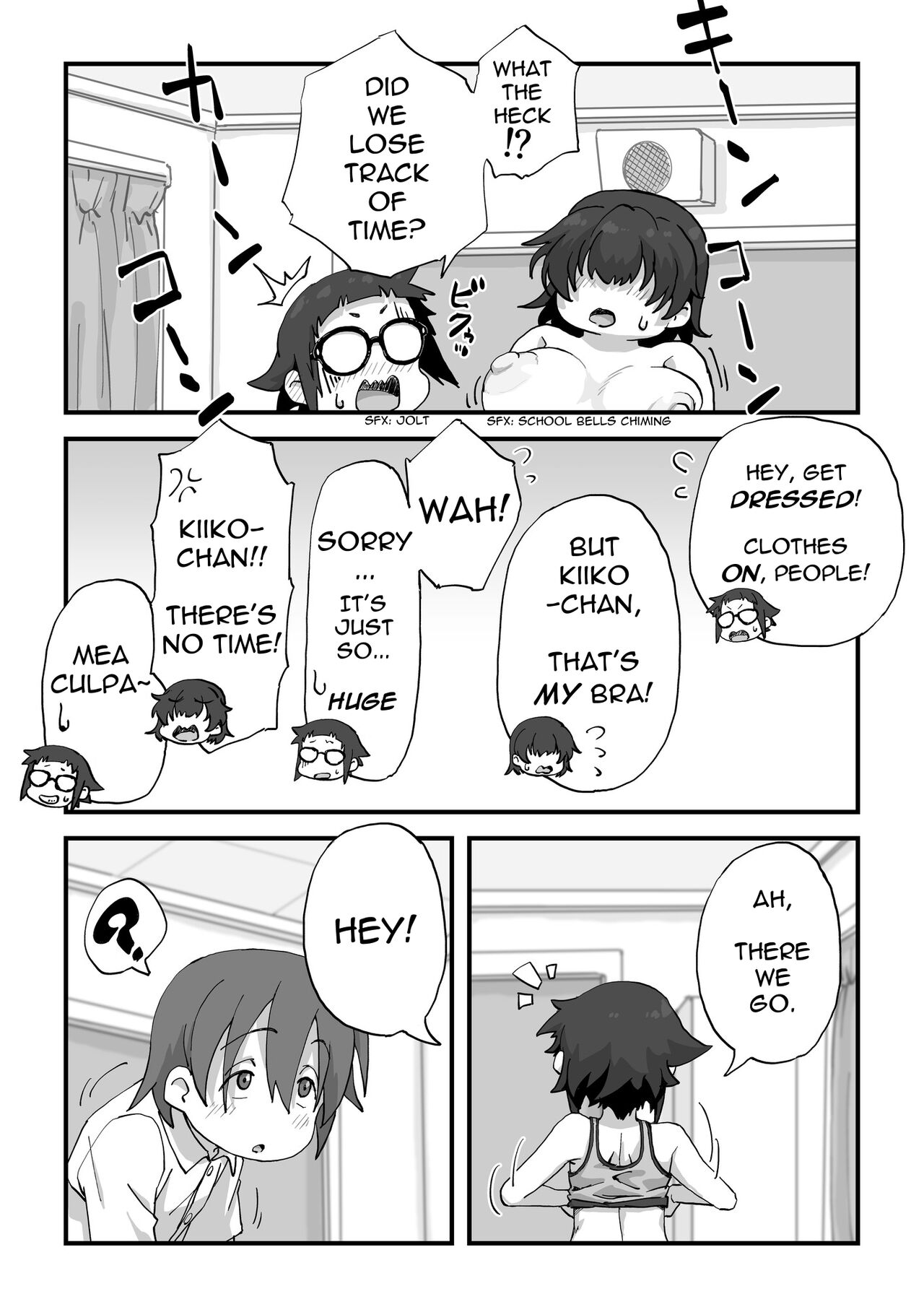 [かめきりん] 僕は漫研専属ヌードモデル [英訳]