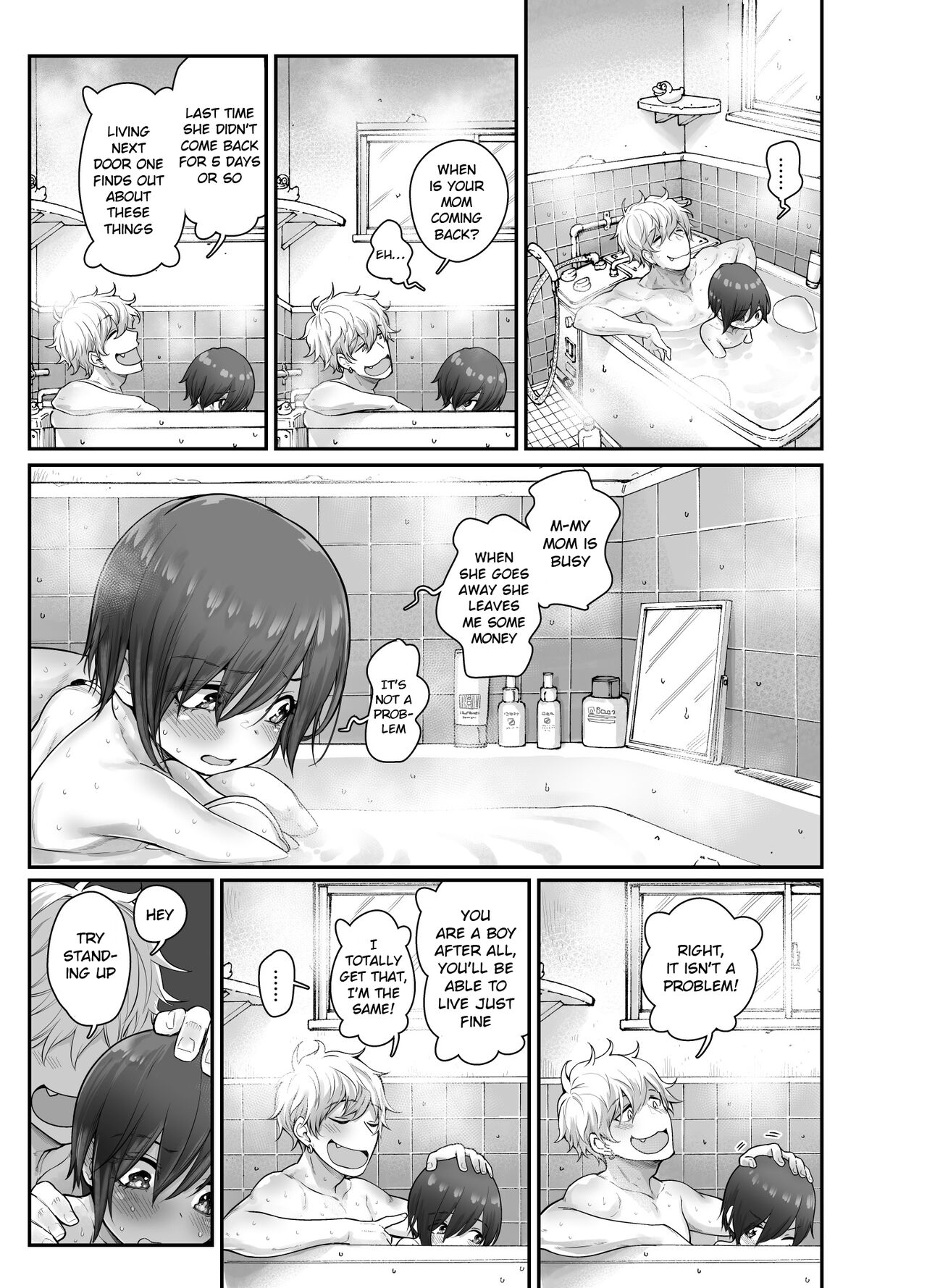 [きゃらだいん] 無知少年が部屋の鍵を忘れたら [英訳] [DL版]