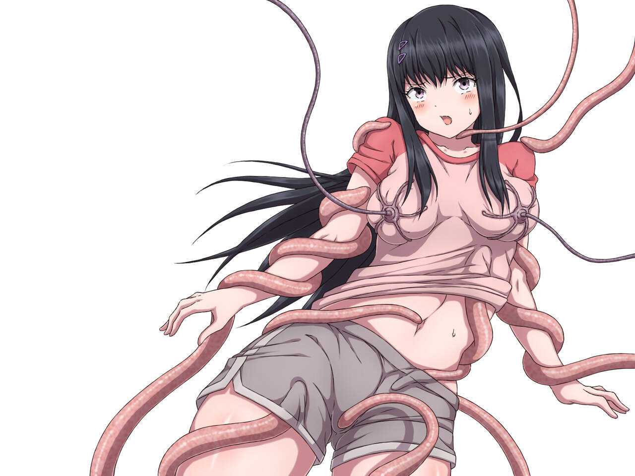 [さわくりーむ] リンと触手 ～絶え間ないHによがり狂う女の子～ [英訳]