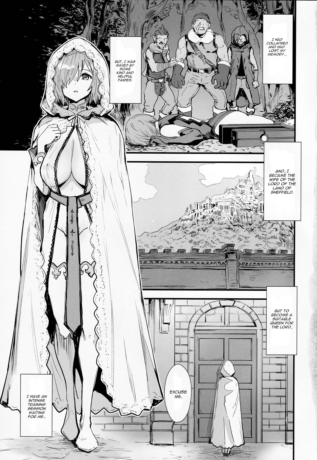 (C99) [マンガスーパー (猫井ミィ)] マシュの花嫁修業 (Fate/Grand Order) [英訳]