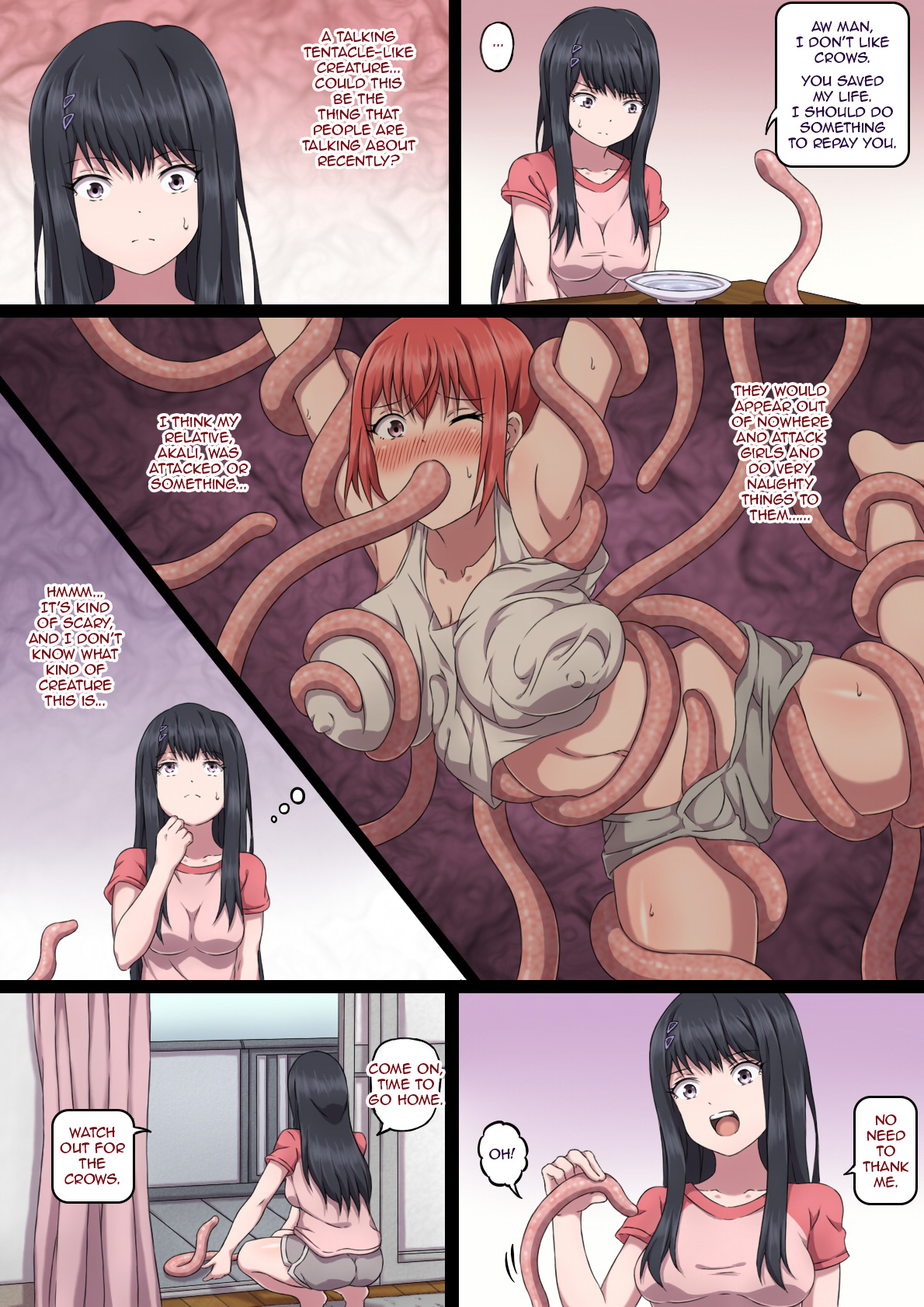 [さわくりーむ] リンと触手 ～絶え間ないHによがり狂う女の子～ [英訳]