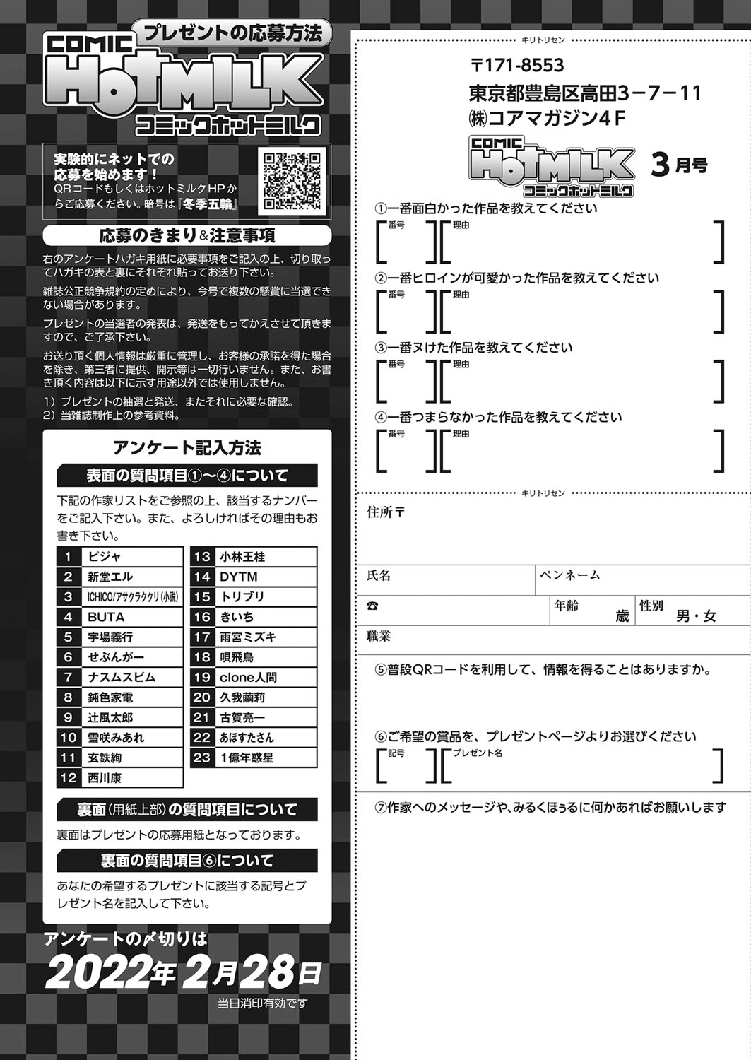コミックホットミルク 2022年3月号 [DL版]