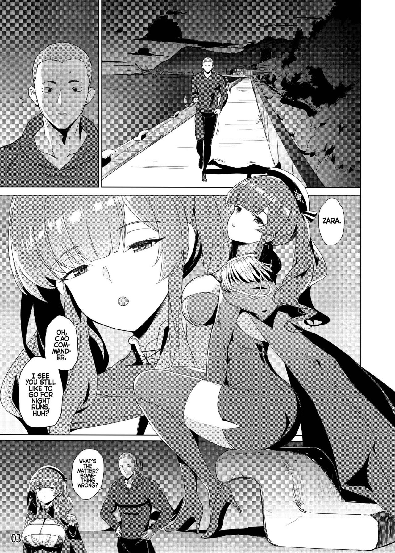 [龍之咲 (全紅白子)] ザラの性福セット (アズールレーン) [DL版] [英訳]