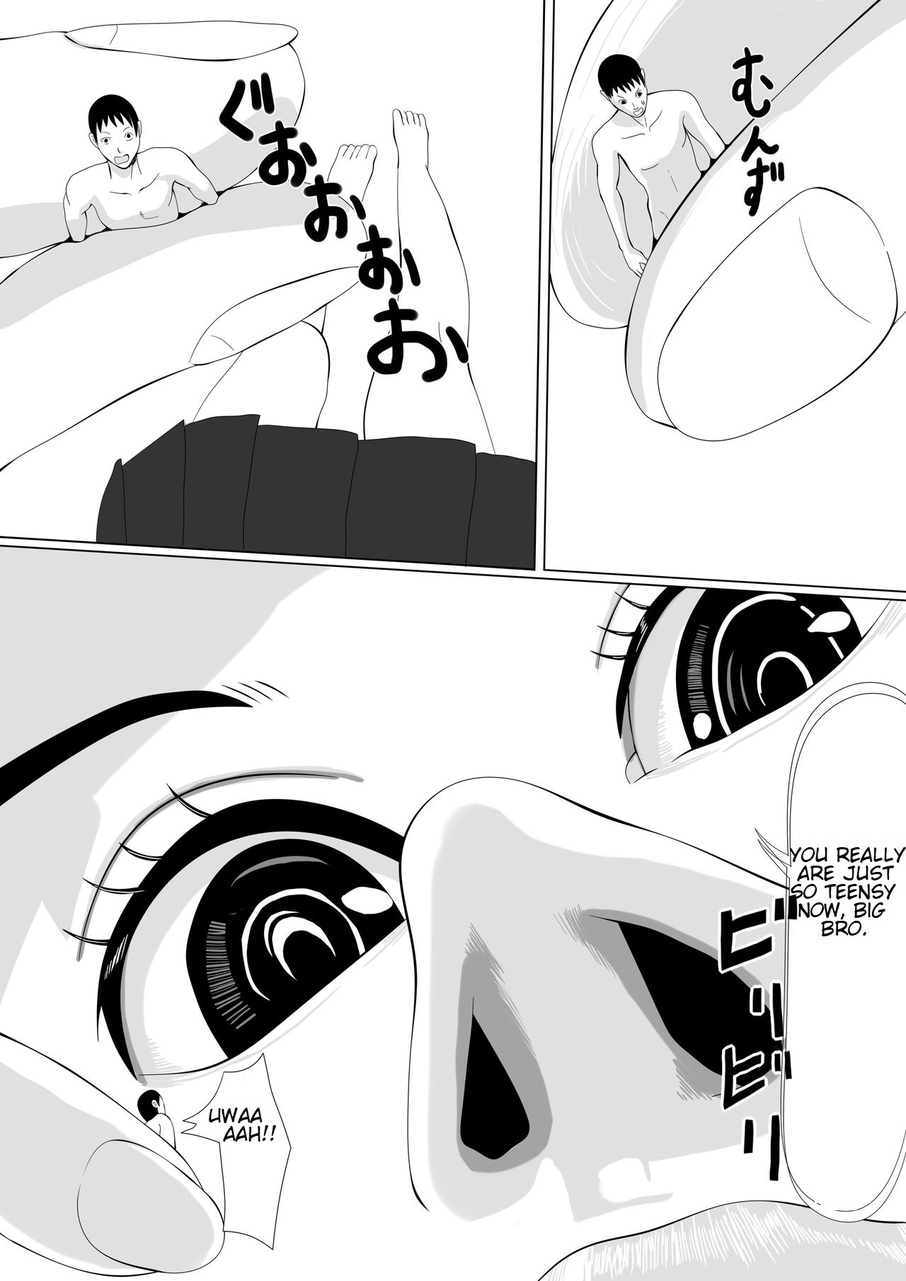 [ぱくファ] 妹に小さくされて好き放題 [英訳]