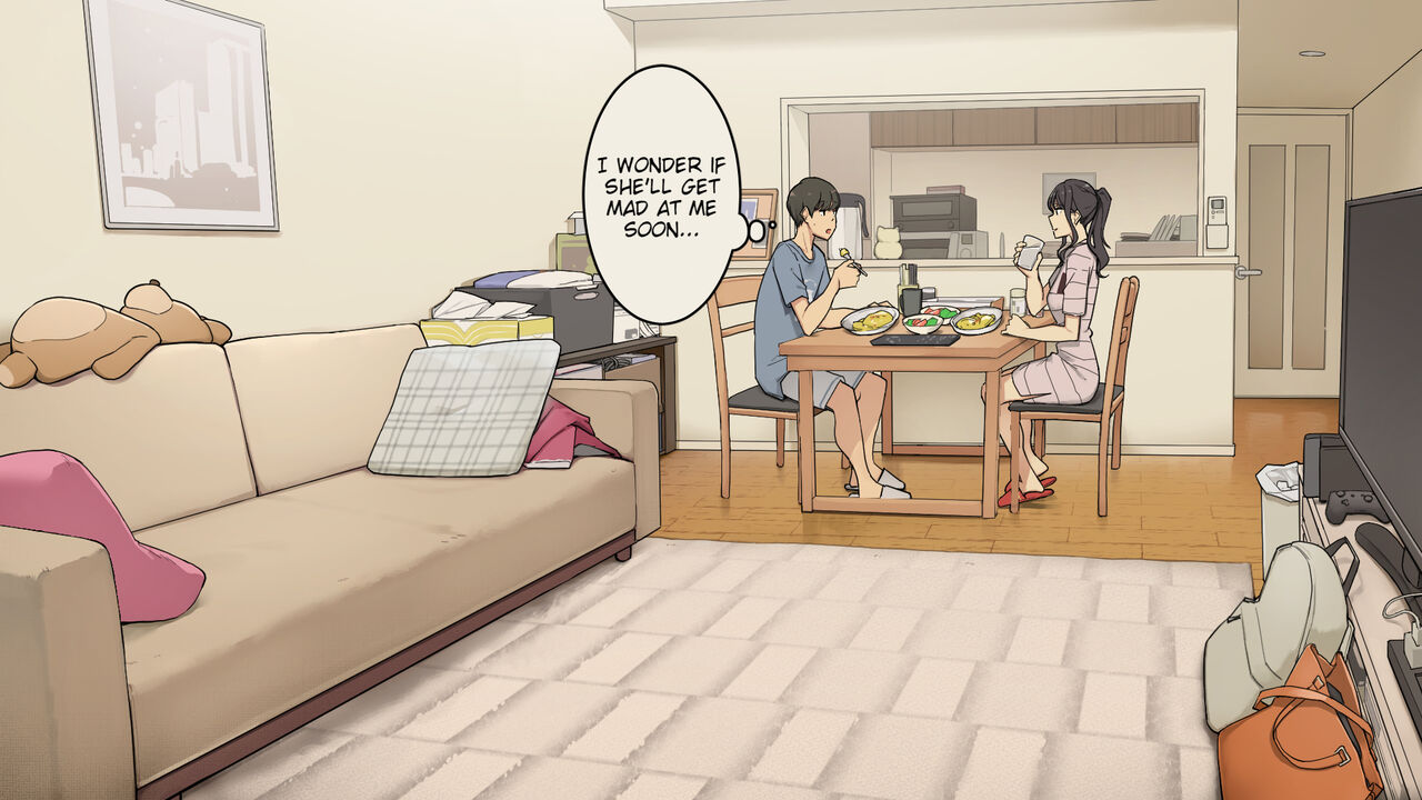 [わかまつ] 絶対怒らない年上彼女に一日中ちょっかい出し続けてみる話