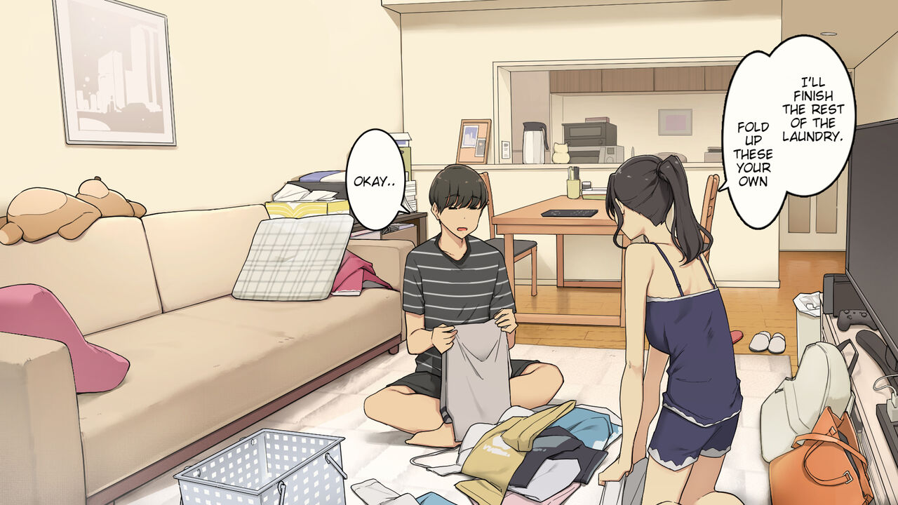 [わかまつ] 絶対怒らない年上彼女に一日中ちょっかい出し続けてみる話