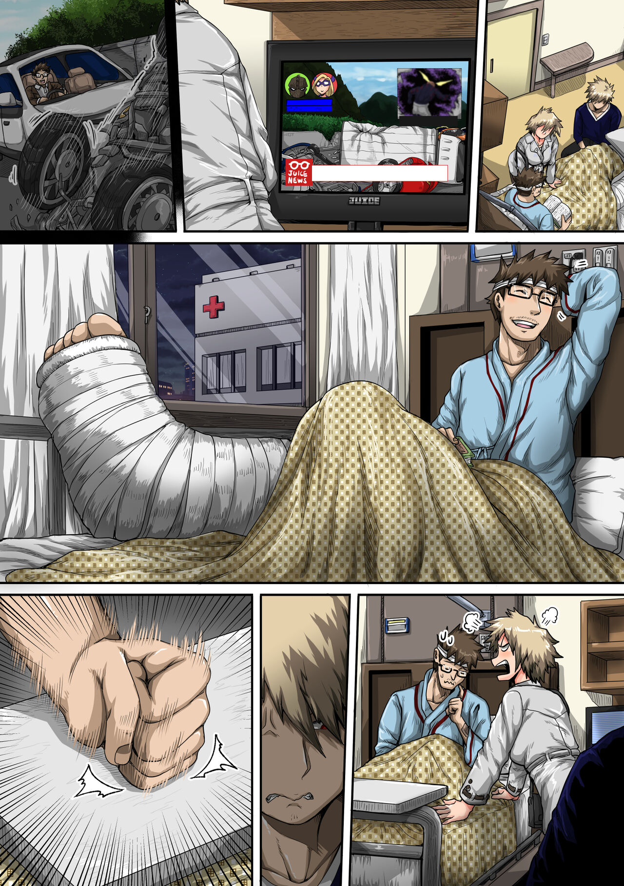 [ジュースボックス工場 (ジュナジュナジュース)] 僕のハーレムアカデミア7話「爆豪ママとの夏休み中編」