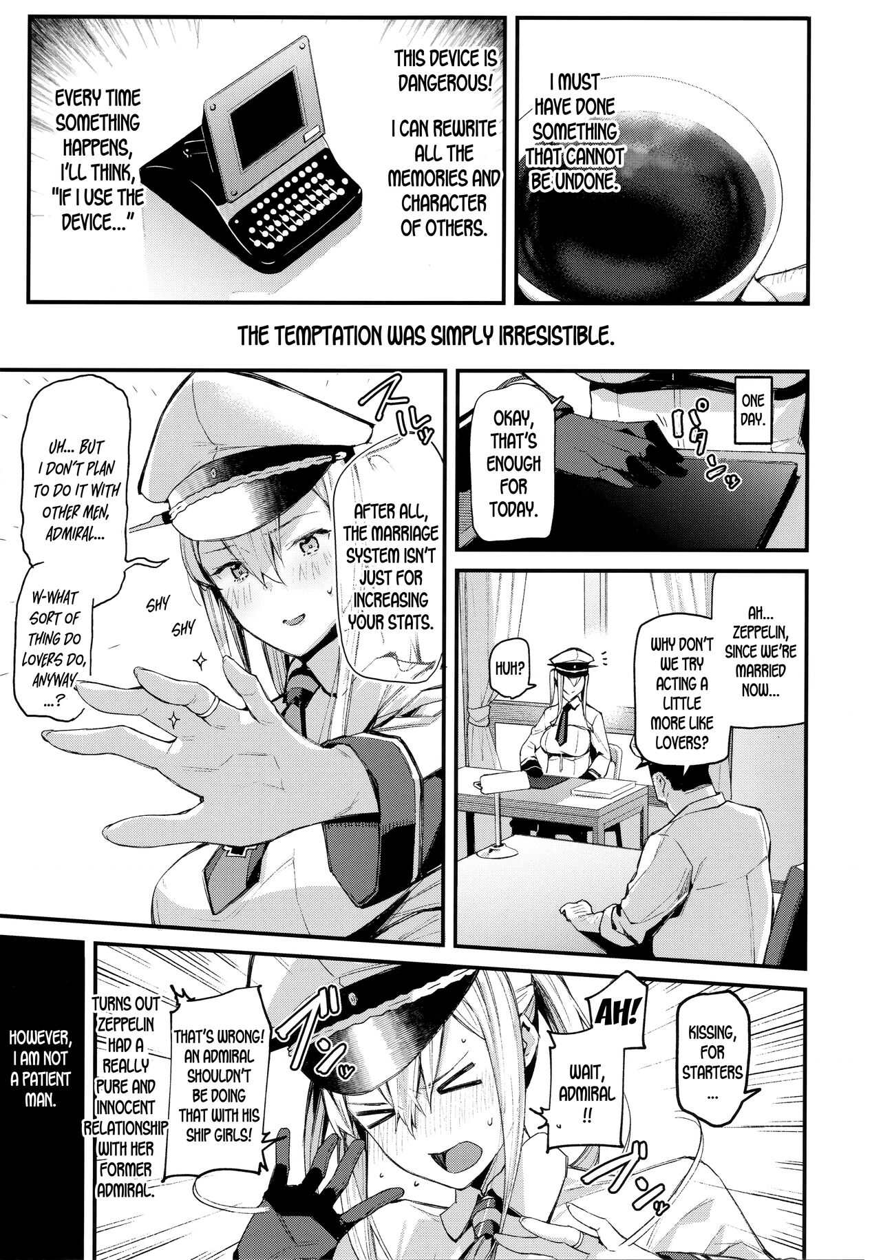 (C96) [08BASE (東山エイト)] 洗脳装置で提督への好感度0のグラーフを好き勝手に弄っちゃう本 (艦隊これくしょん -艦これ-) [英訳]