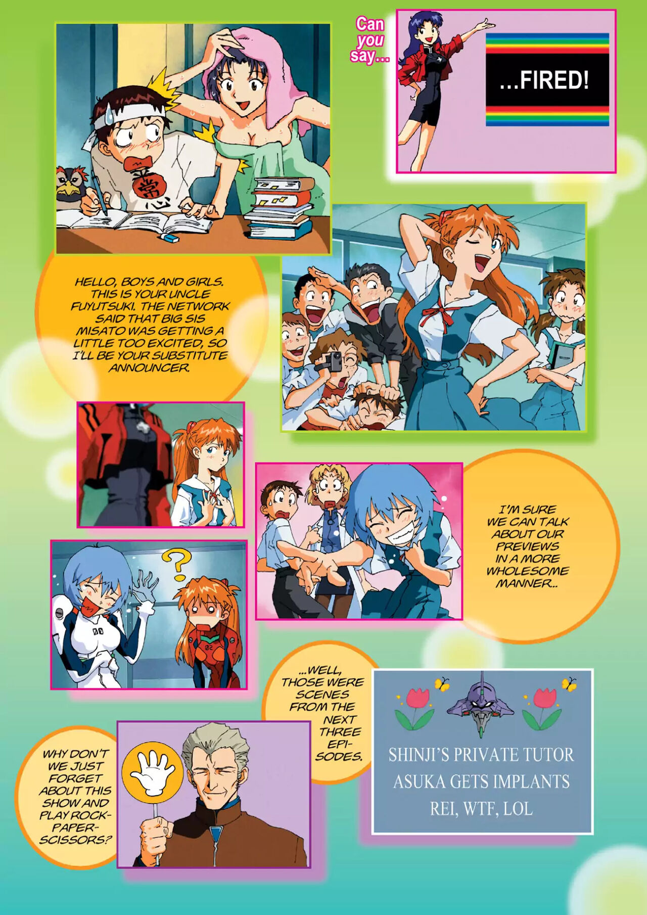 トニーたけざきのエヴァンゲリオン, Tony Takezaki's