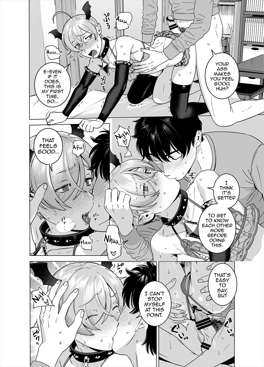 [イヌミソ] ぷにぷに見習い淫魔 男の娘×インキュバスくん [英訳]