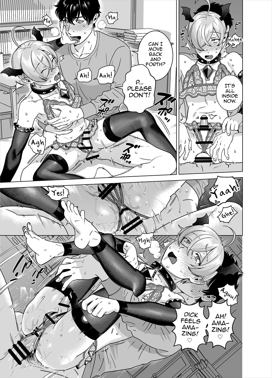 [イヌミソ] ぷにぷに見習い淫魔 男の娘×インキュバスくん [英訳]