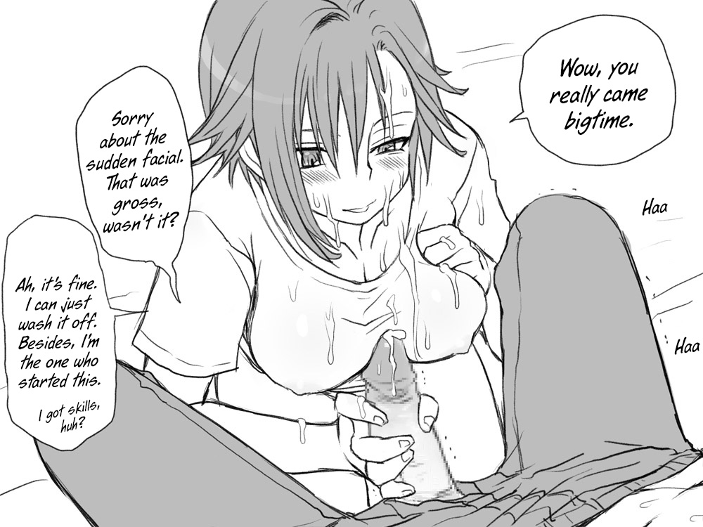 [エロエ] 性転換後、親友と [英訳]