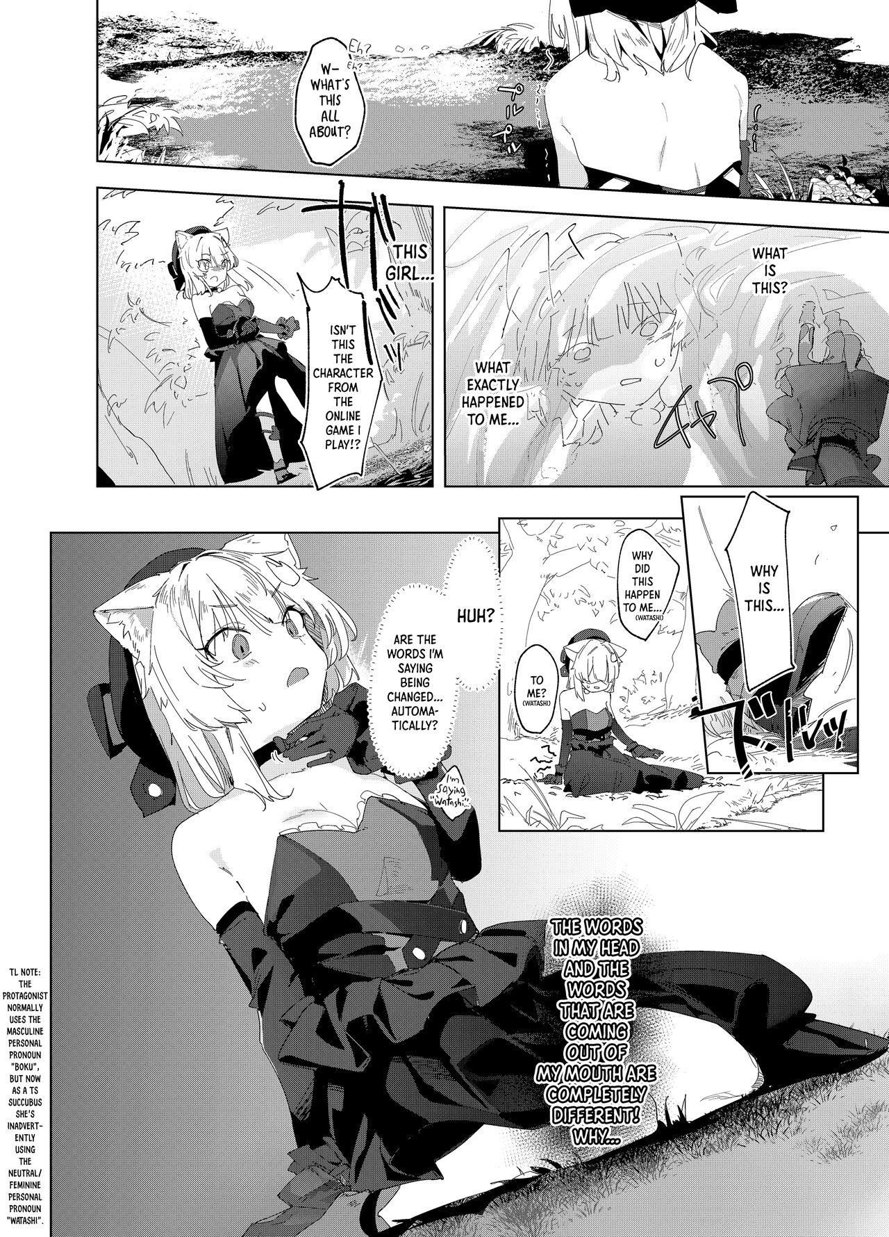 [Tempest (温野りょく)] TSねこサキュバスさんは搾精なんてしたくない! [英訳] [DL版]