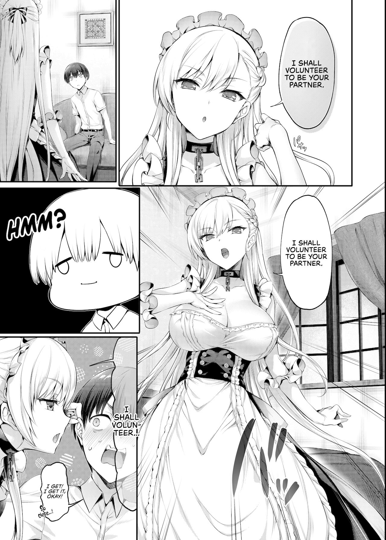 [ねこはまんまがうつくしい (Hisasi)] ベルとレッスン (アズールレーン) [英訳] [無修正]