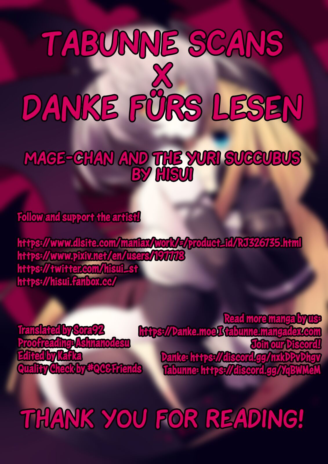 [hisui] 百合サキュバスのお仕事 [英訳]