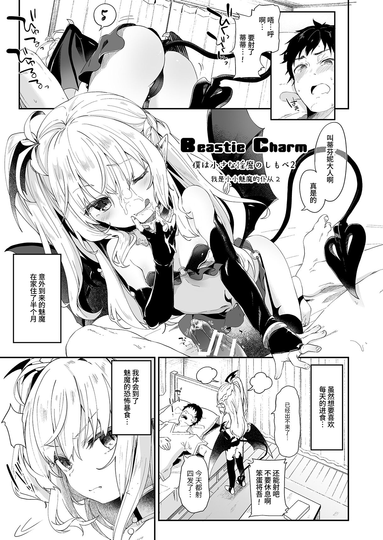 [毛玉牛乳 (玉之けだま)] 僕は小さな淫魔のしもべ総集編 [中国翻訳] [DL版]