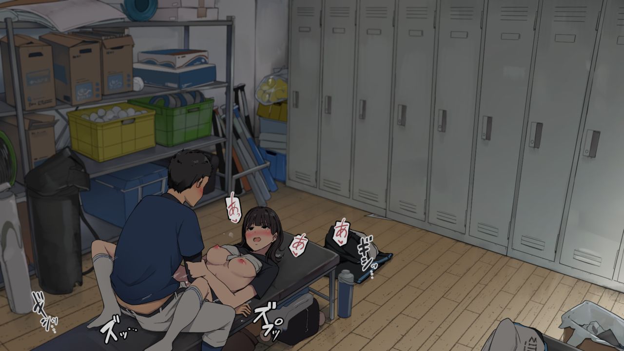 [わかまつ] 付き合ってる先輩女子マネージャーに部室で抜いてもらう (中文)