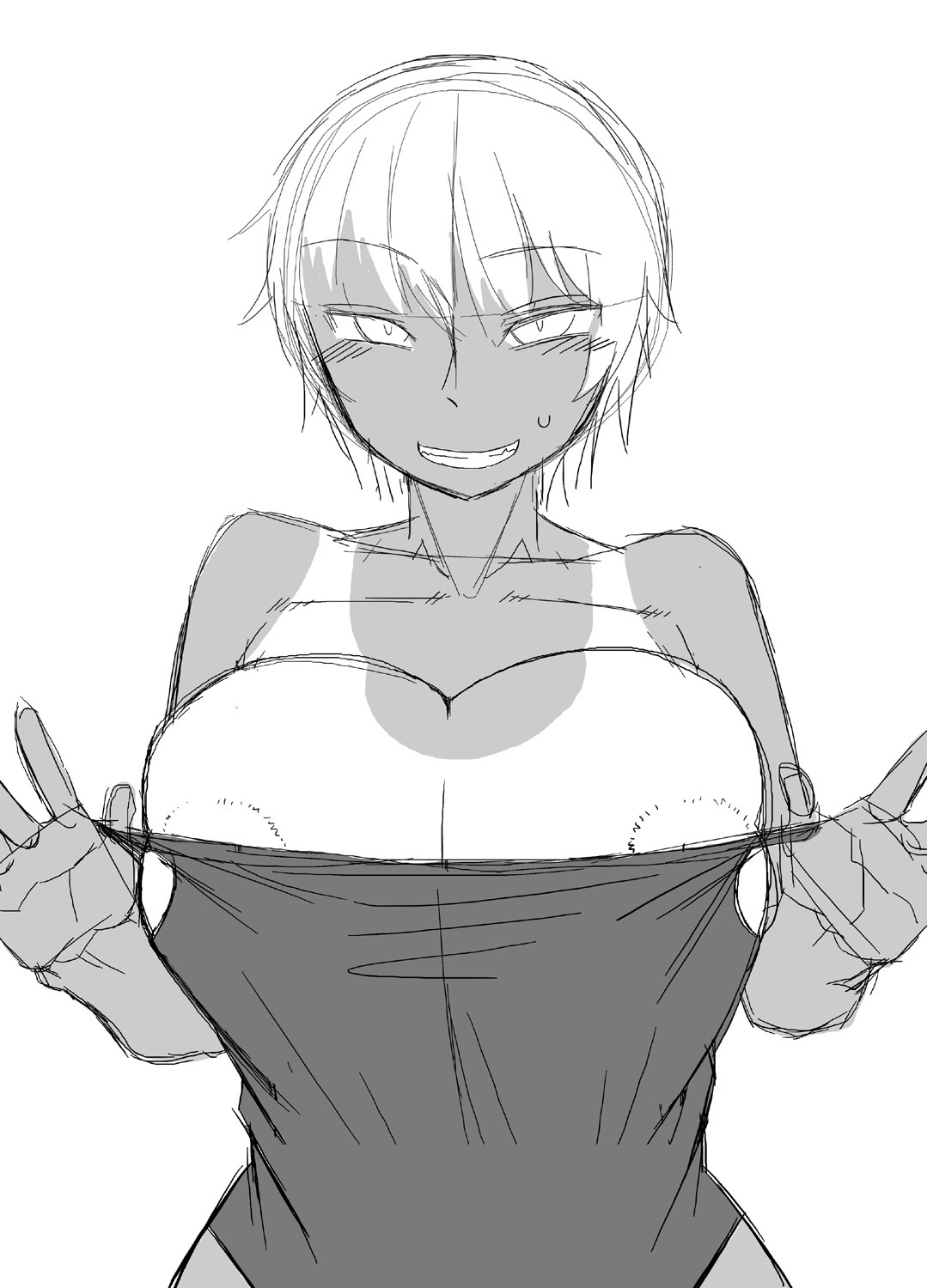 [高津] ちょっと美人で胸がデカくてエロいだけのバカ姉ぇ [中国翻訳] [DL版]