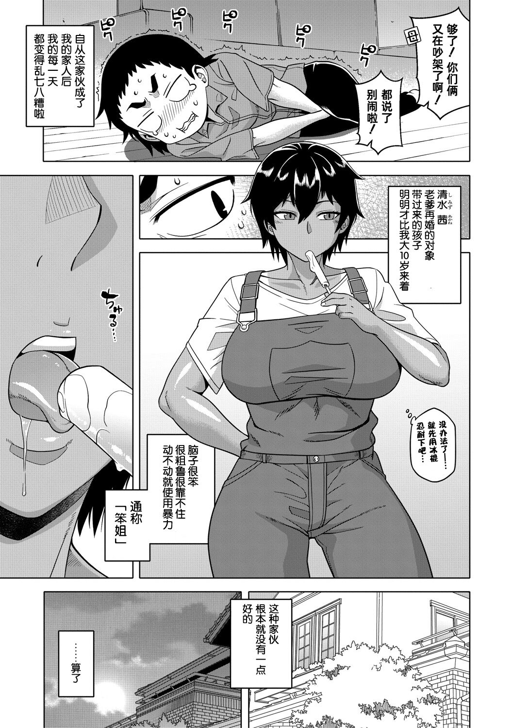 [高津] ちょっと美人で胸がデカくてエロいだけのバカ姉ぇ [中国翻訳] [DL版]
