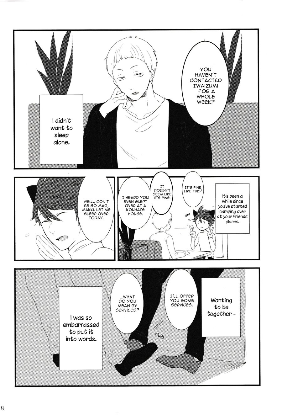 (RTS!!7) [ロトチカ (神使月)] 岩ちゃんのネコになりたい (ハイキュー!!) [英訳]