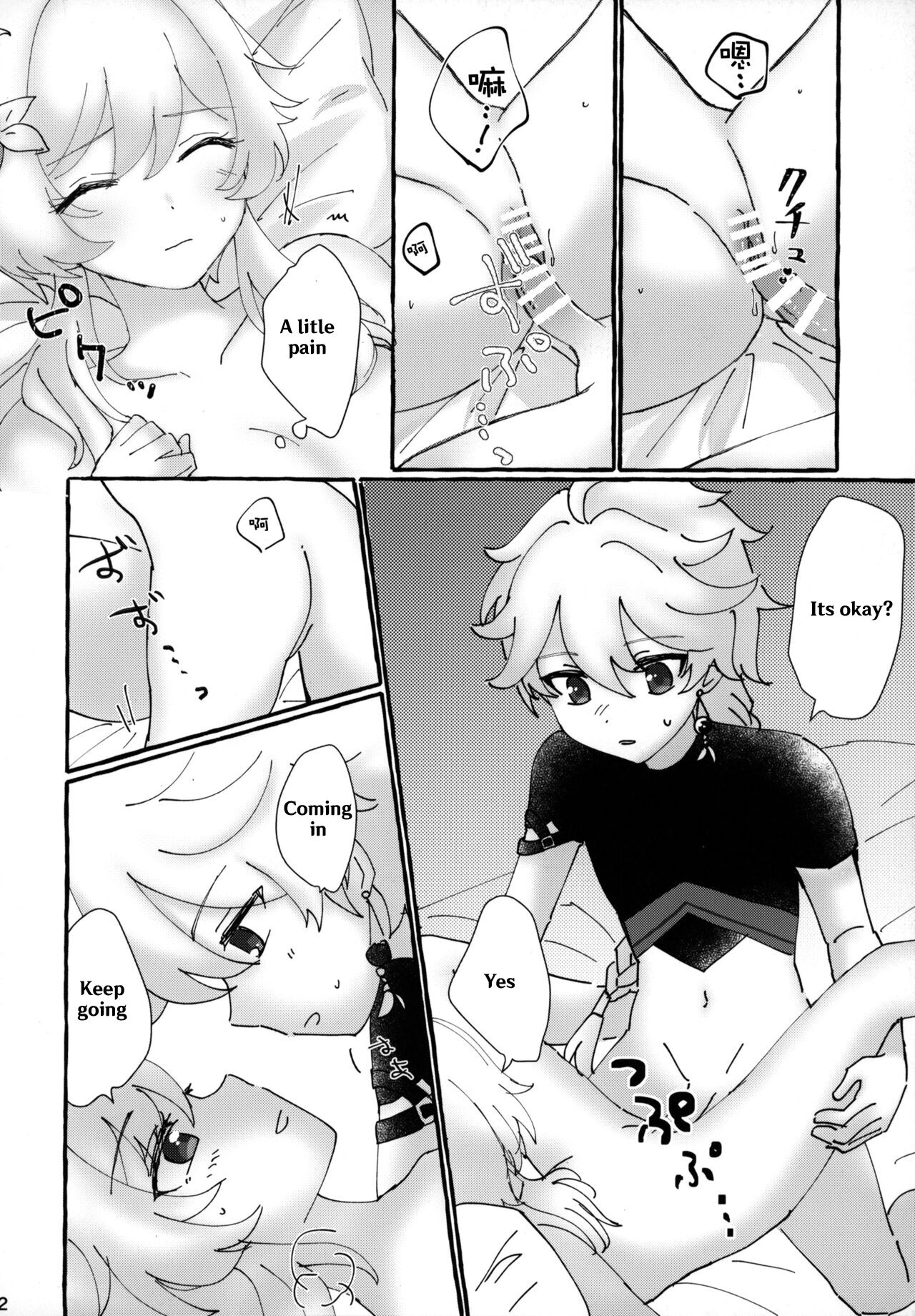 (神ノ叡智) [Cotton Candy (わたあめ)] ふたりでまねごと。(原神) [英訳]