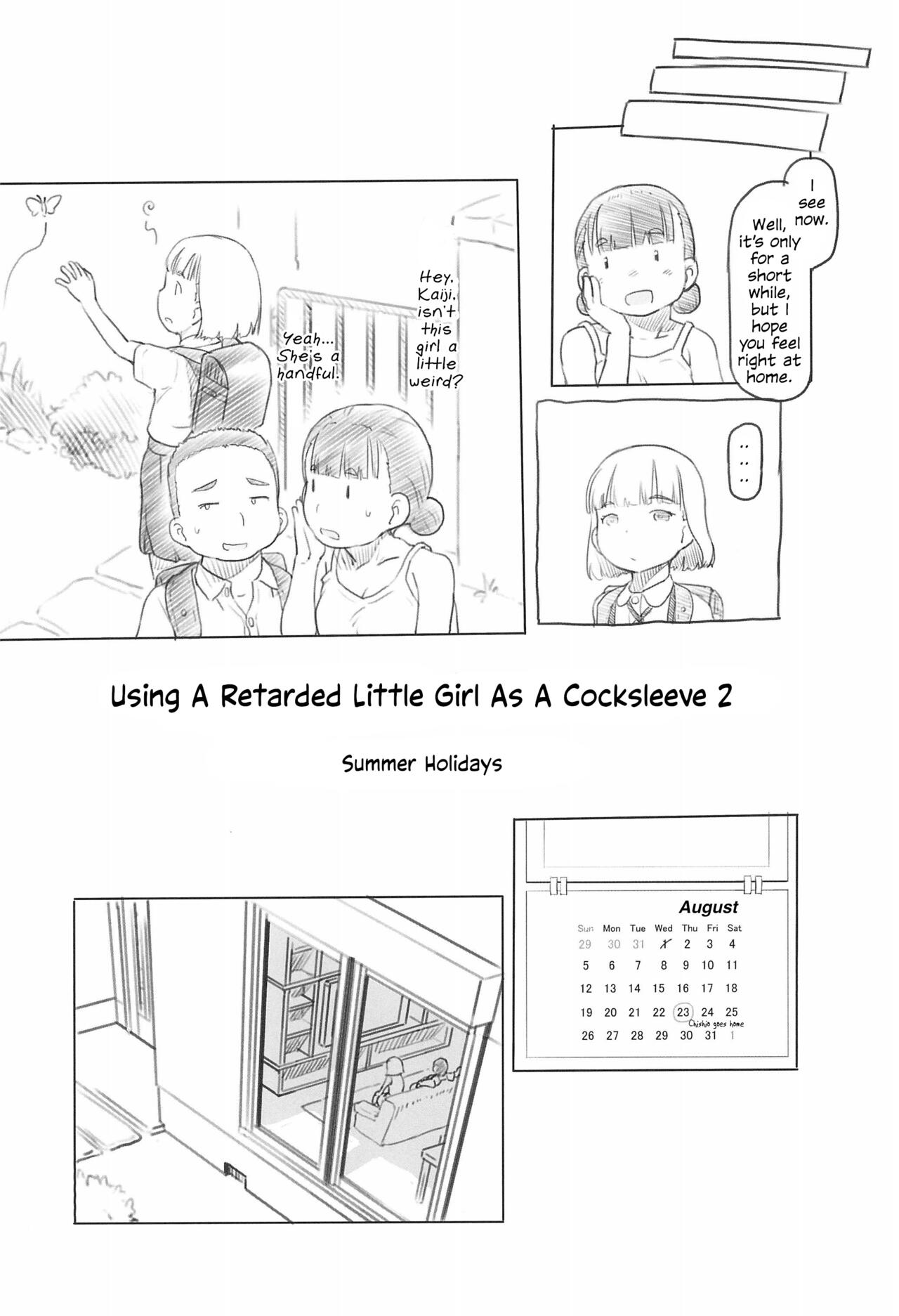 (コミティア130) [黒魔法研究所 (ぬかじ)] 池沼の子をオナホにする1+2 [英訳]