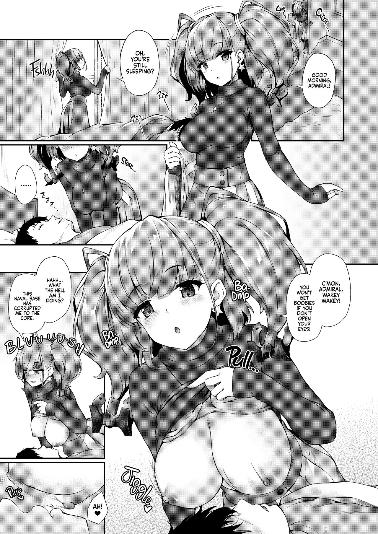 [ゆうさりつかた (淡夢)] アトランタとの一日を… (艦隊これくしょん -艦これ-) [英訳] [無修正] [DL版]