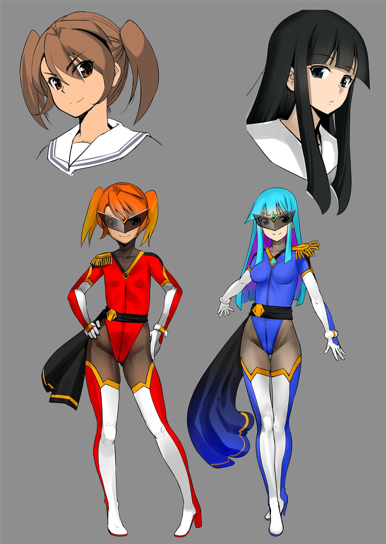 [No Future (端音乱希、SASAYUKi)] 炎氷双騎ツイン・キュアリー 百合ヒロインは男のチンポに敗北する 前編 [中国翻訳]