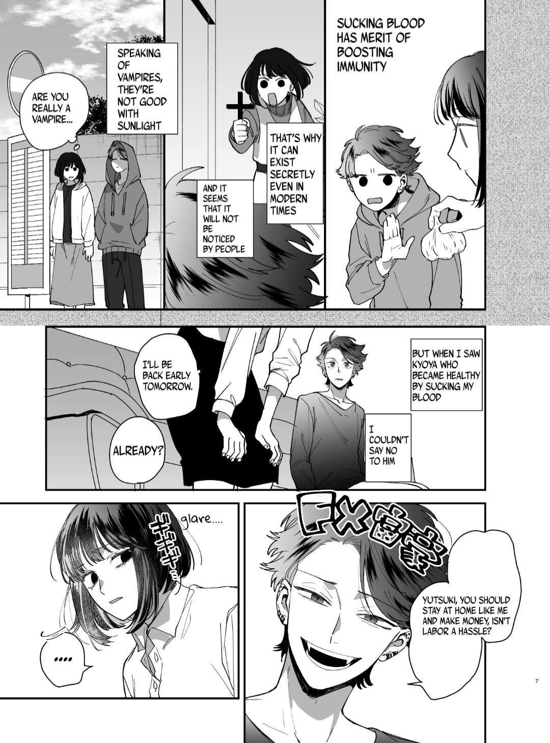 [梅ねぎ大明神 (うめこっぺ)] 猫かぶり吸血鬼に骨の髄まで食べ尽くされる [英訳] [DL版]