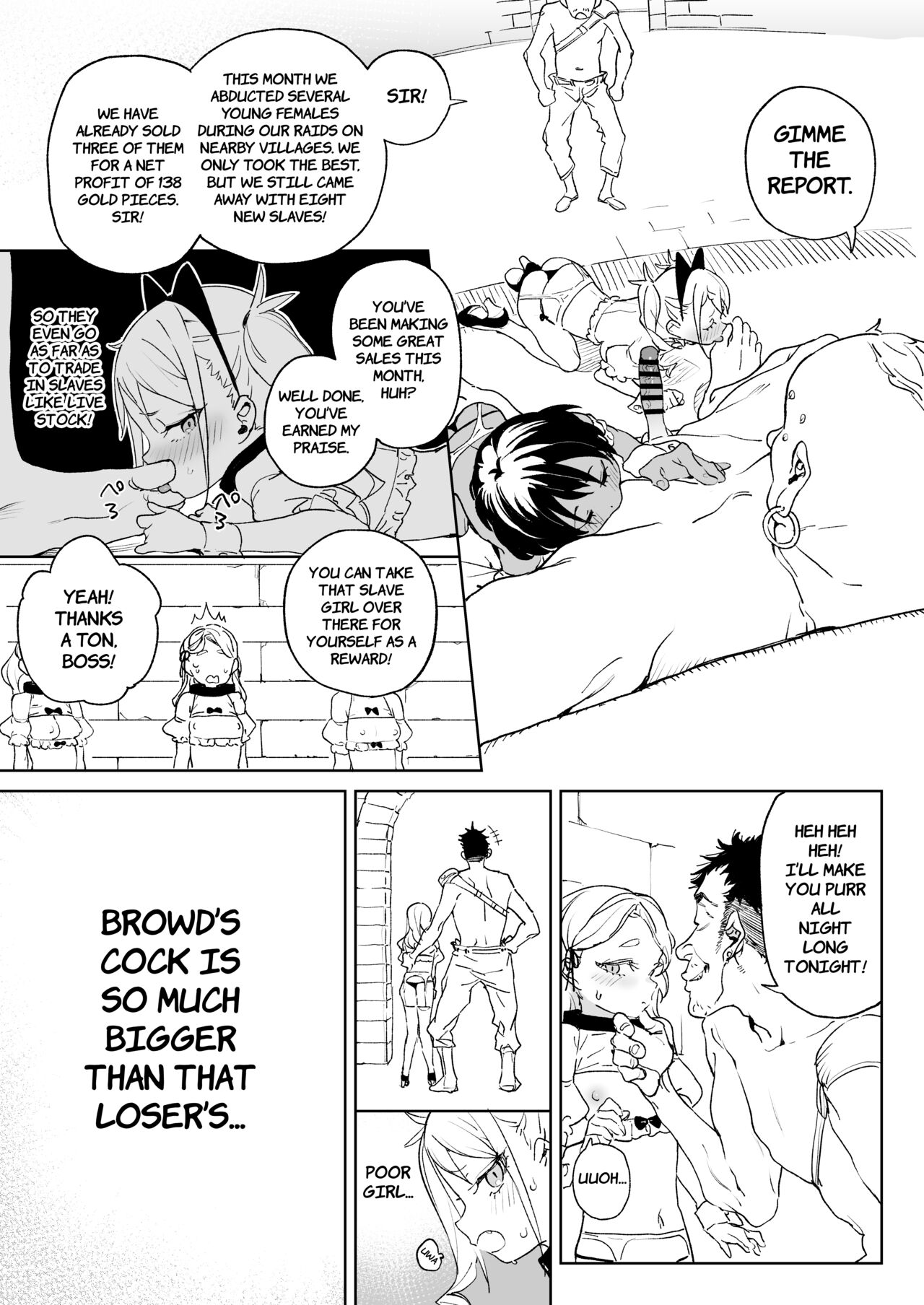 [飯食って寝る。 (あたげ)] ちんぽ狂い復讐者の末路 [英訳] [DL版]