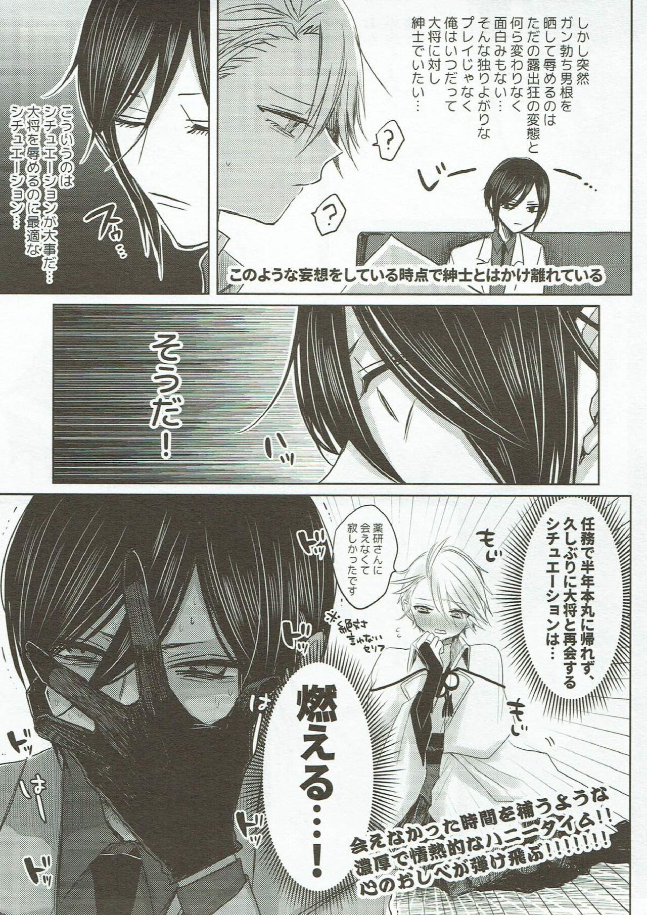 (C93) [人魚箱 (ちふゆ)] きれいで不埒で普通じゃない (刀剣乱舞)