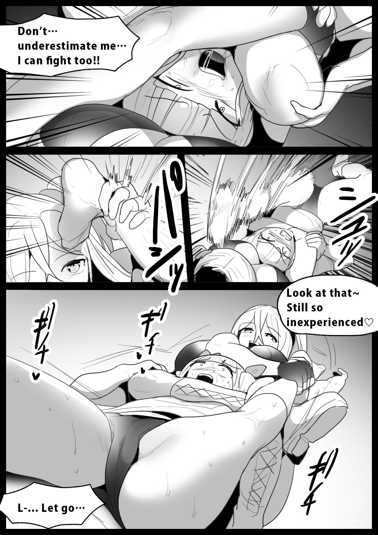 [The Nation of Head Scissors (トッポギ)] Girls Beat!ぷらす アユvsサキ [英語]