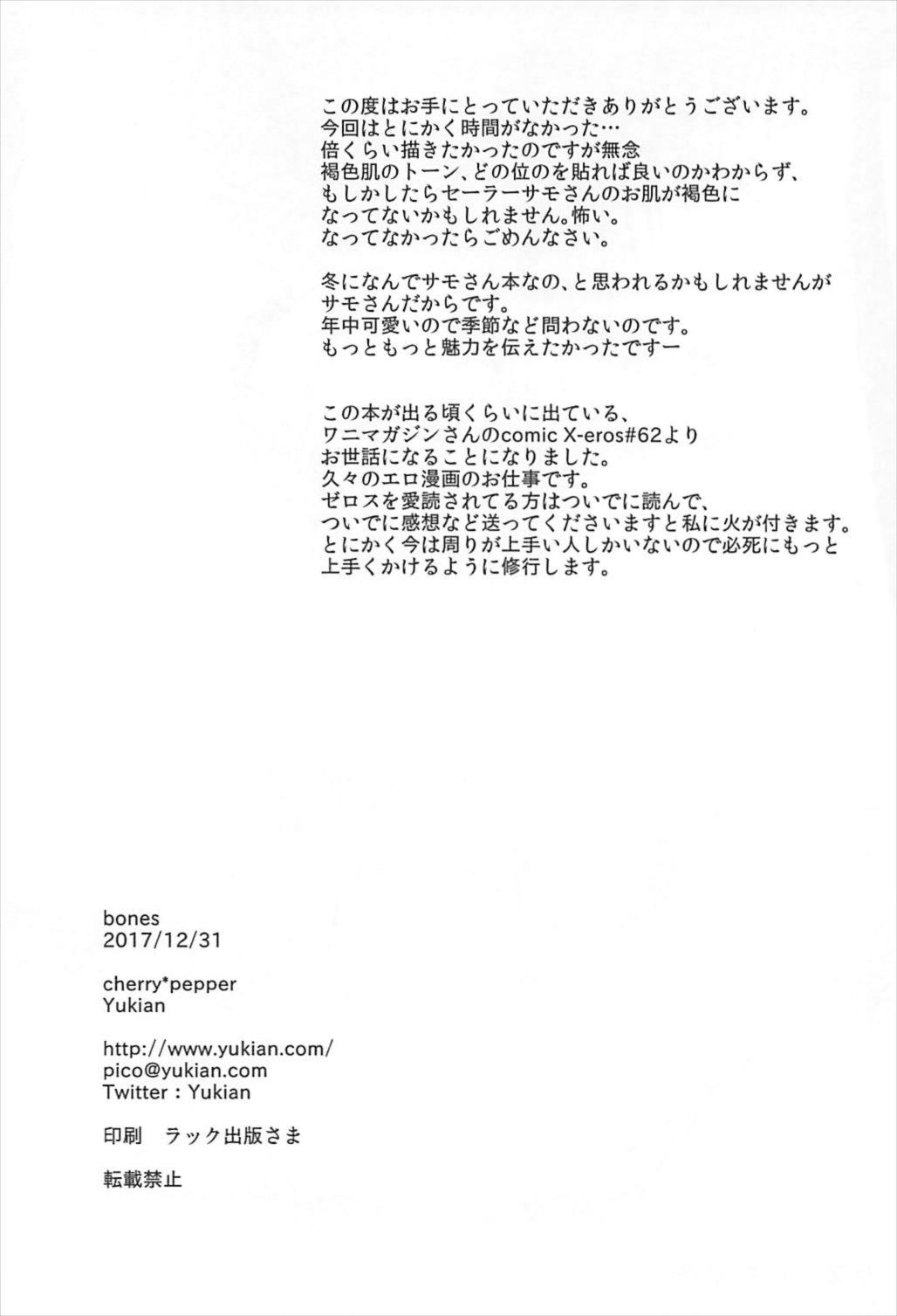 (C93) [cherry*pepper (Yukian)] bones (Fate/Grand Order) [英訳]