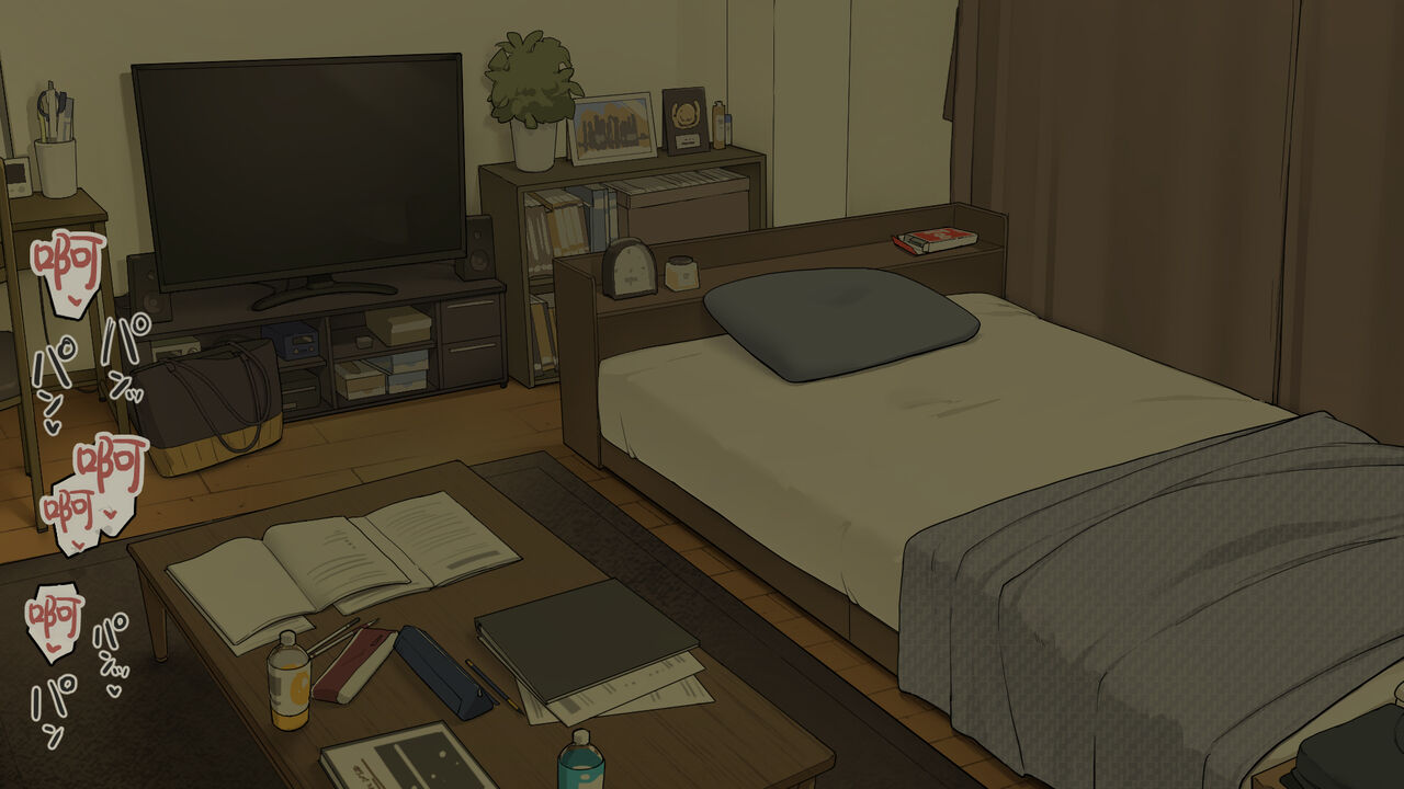 [わかまつ] 先輩の家で試験勉強教えてもらって夕方に帰る予定だった女子大生の一日 [中国翻訳]