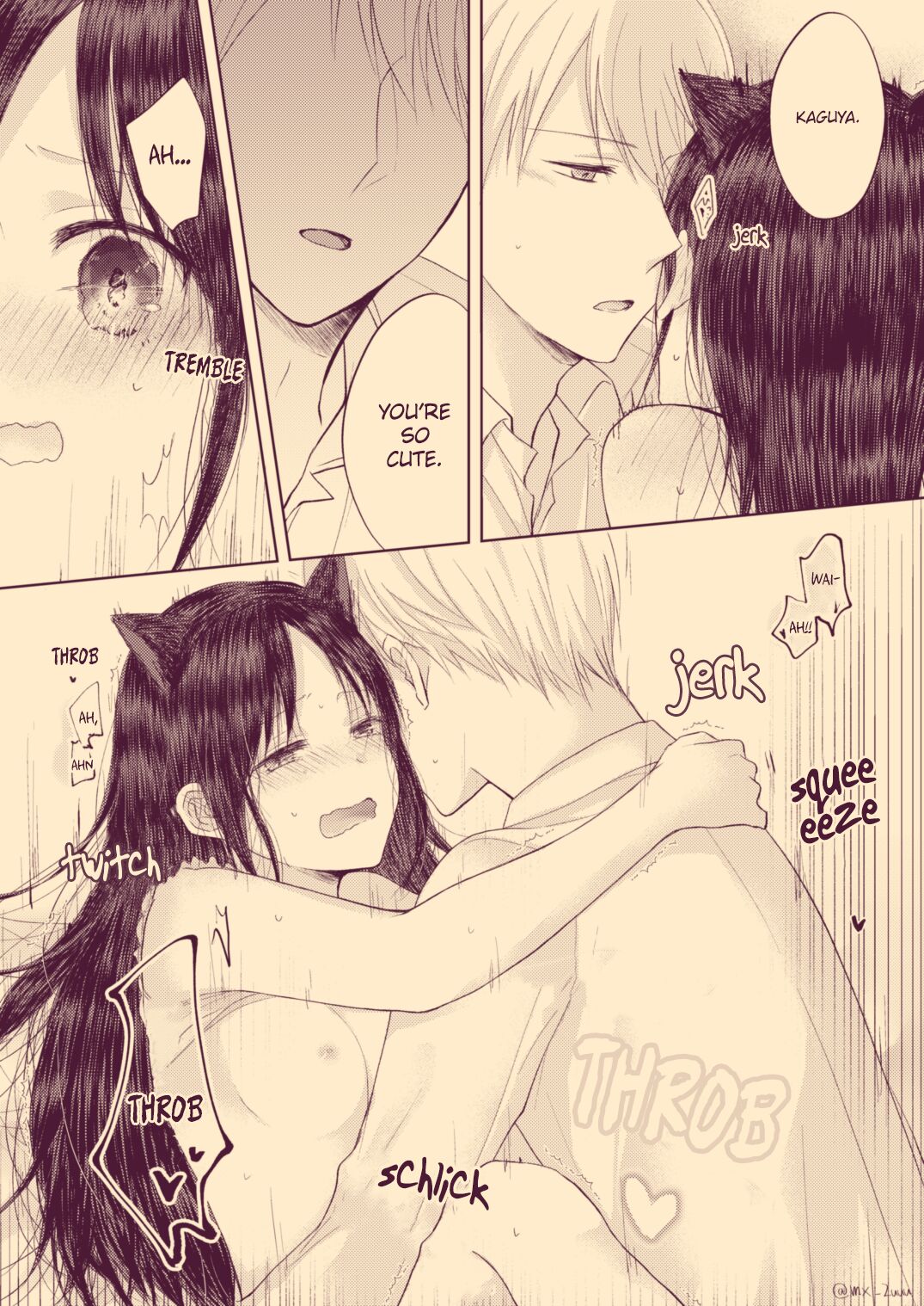 [久鶴] 白かぐ ③ (かぐや様は告らせたい) [英訳]