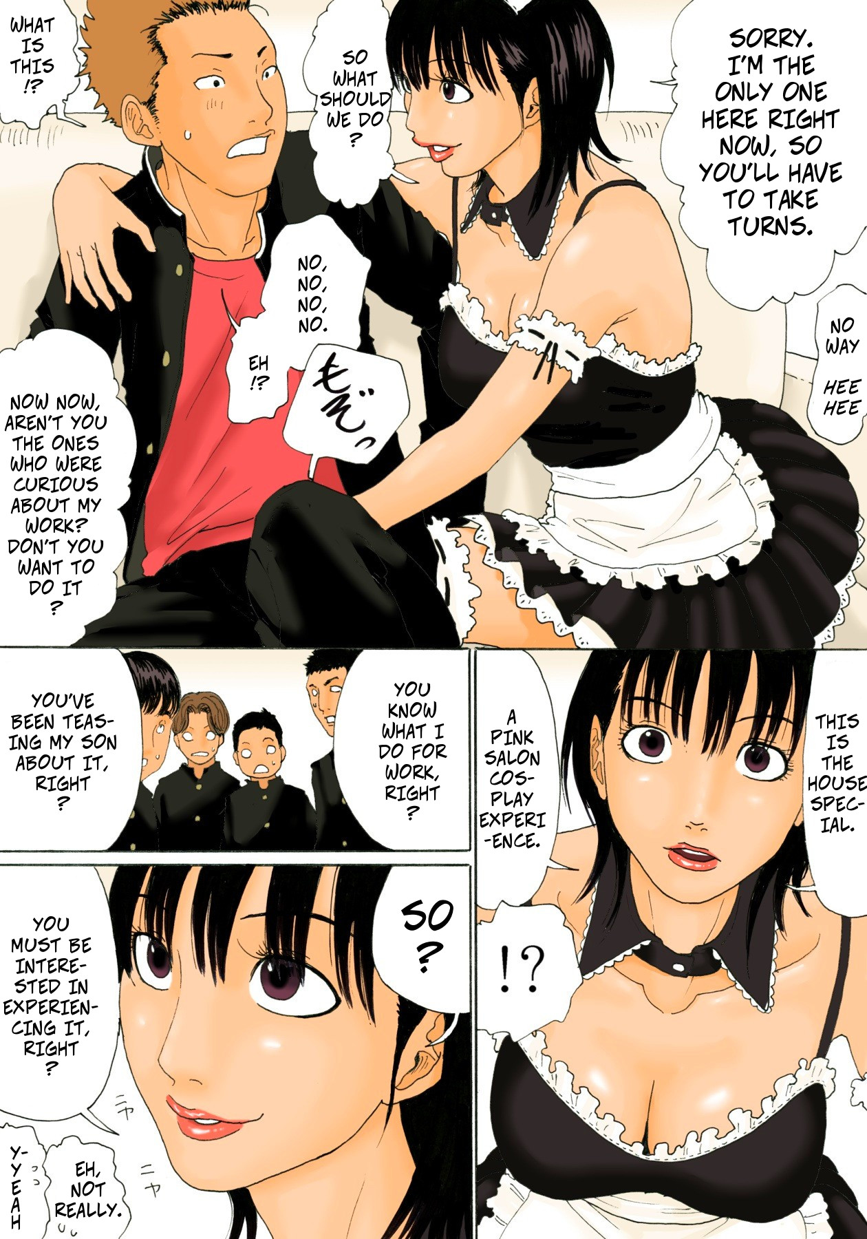 [虚川財団 (虚川二次子)] ピンサロ母さん [英訳]