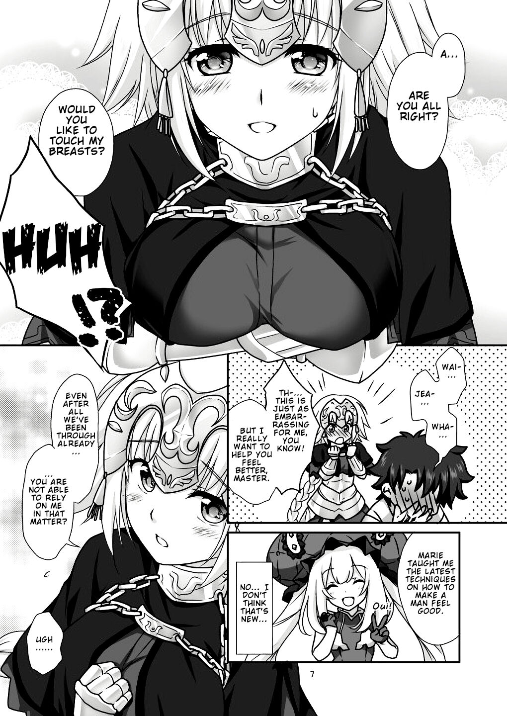 [まりも屋 (もりまりも)] 聖処女&白百合の王妃水着でご奉仕 (Fate/Grand Order) [英訳] [DL版]